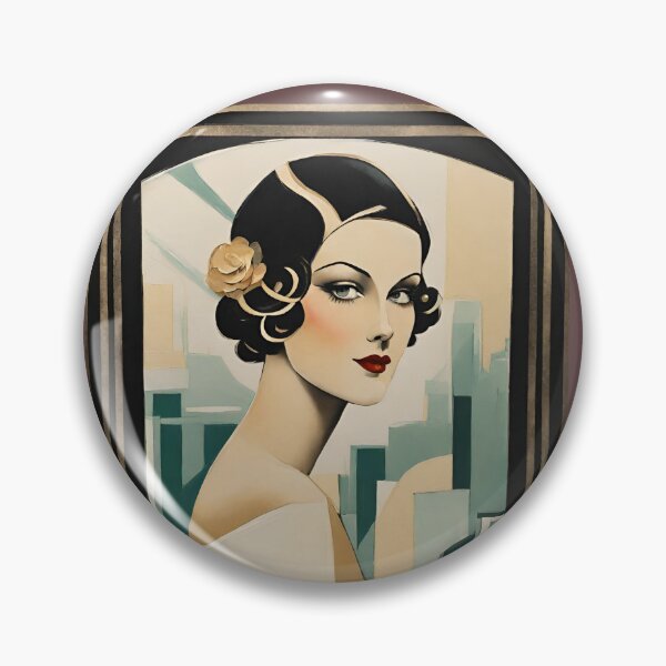 Item preview, Lady Nina Art Deco Aristocrático retrato de 1920 designed and sold by ArDecoS.
