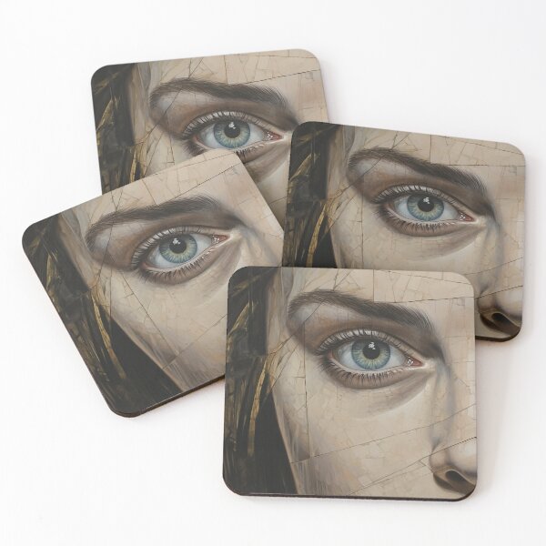 Item preview, Woman's Face Cracked Image designed and sold by whitecat23.