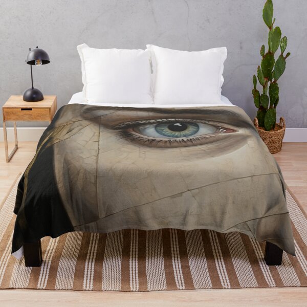 Item preview, Woman's Face Cracked Image designed and sold by whitecat23.