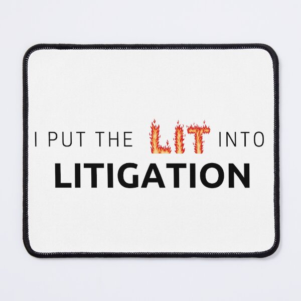 Item preview, Litigation LIT, gift for Lawyers and Law students designed and sold by ImaginePrinting.