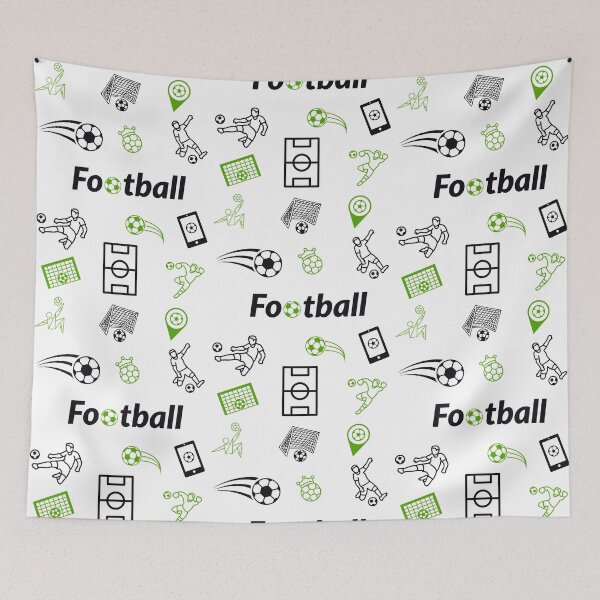 Item preview, Football pattern designed and sold by zsofiet.