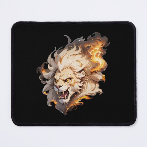 Item preview, White Lion with fire designed and sold by WildArtista.