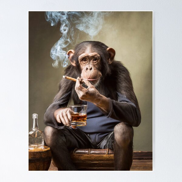 Pipe order Smoking Chimpanzee