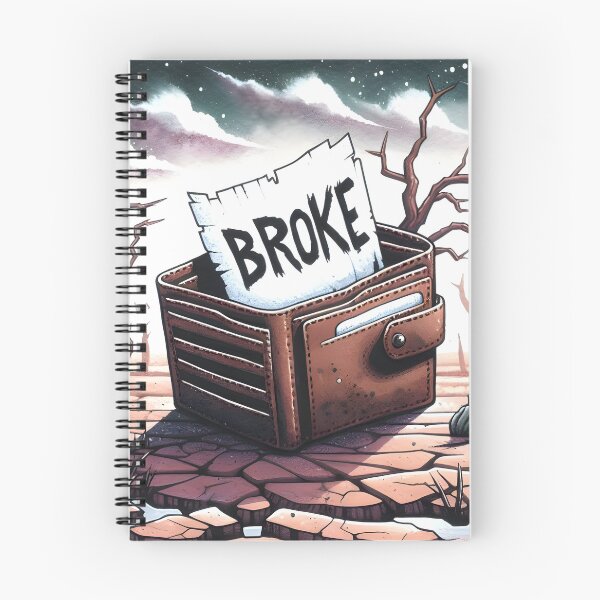 Item preview, No Money, I'm Broke designed and sold by ShePrompts.