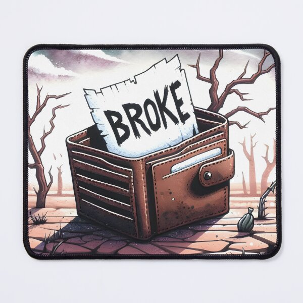 Item preview, No Money, I'm Broke designed and sold by ShePrompts.