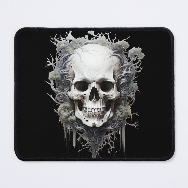 Item preview, Skull and crossbones with flowers for a grunge and romantic look designed and sold by nellylebrun.