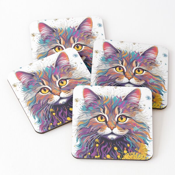 Item preview, Dandelion Cat Lovers Cats Kittens designed and sold by Mayalogo.