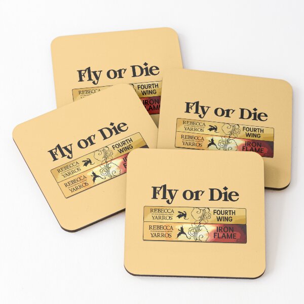 Item preview, Fourth Wing and Iron Flame Spines Fly or Die designed and sold by baranskini.