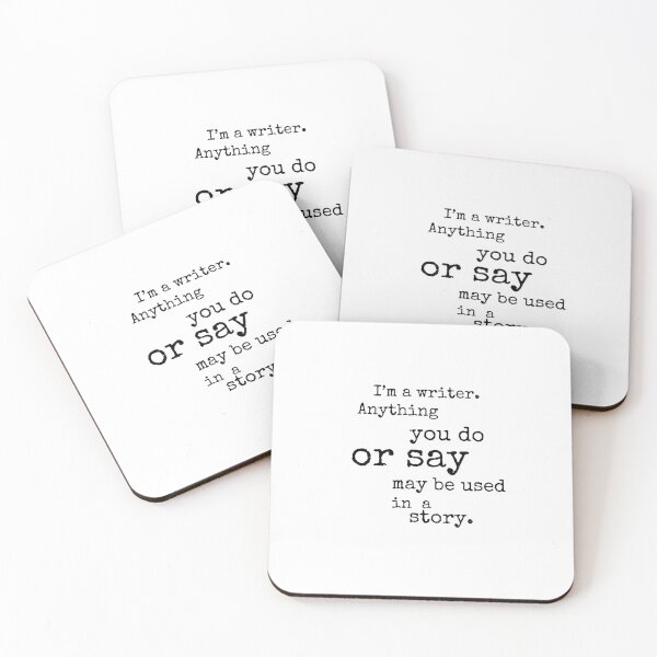 Item preview, I’M A WRITER QUOTE MEME SAYING designed and sold by EllieMonroe.