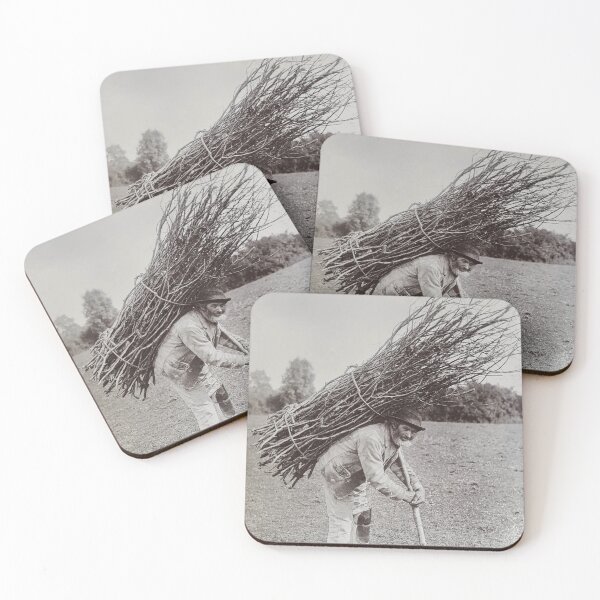 Item preview, "Stick Man," V2 also known as Lot Long or Longyear, Victorian Wiltshire thatcher 1892 photograph used for "famous" 1971 heavy metal British rock group blues album of quite some fame designed and sold by Jéanpaul  Ferro.