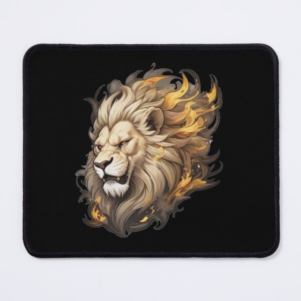 Item preview, White Lion with fire designed and sold by WildArtista.