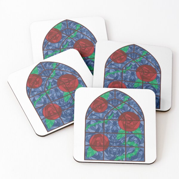Item preview, Rose Stained Glass designed and sold by PastelPlaythings.
