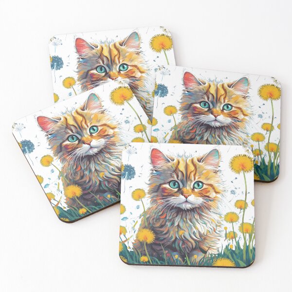 Item preview, Dandelion Cat Lovers Cats Kittens designed and sold by Mayalogo.