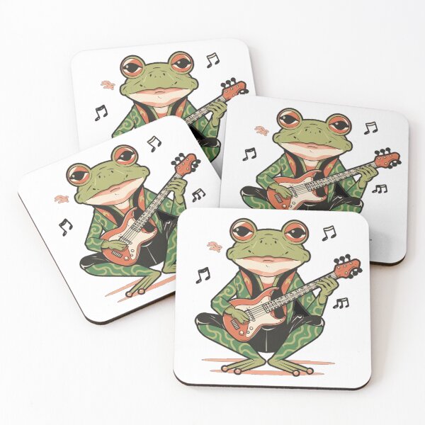 Item preview, Frog playing guitar  designed and sold by Coollzone.