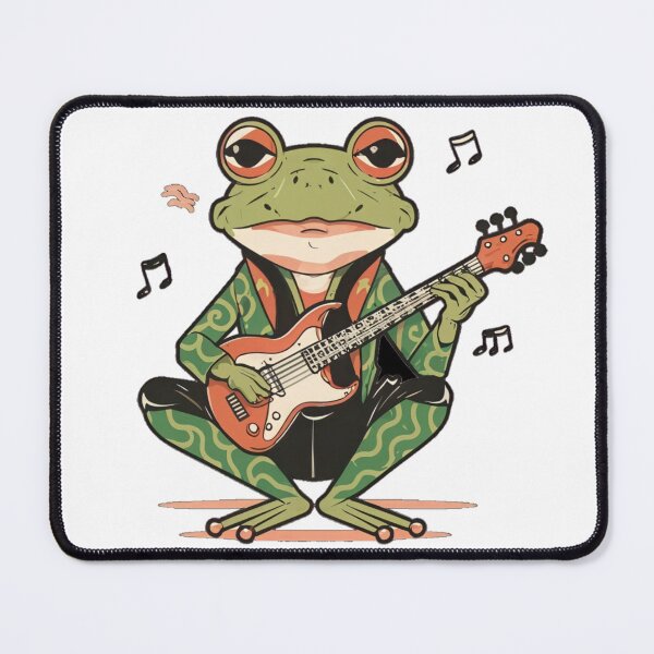 Item preview, Frog playing guitar designed and sold by Coollzone.