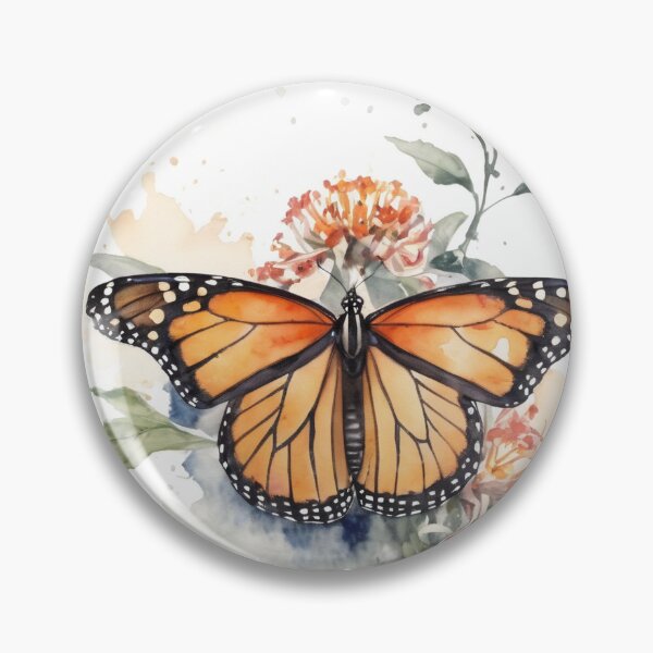 Item preview, Watercolor Grand Monarch Butterfly designed and sold by Kitsuragi Senpai.