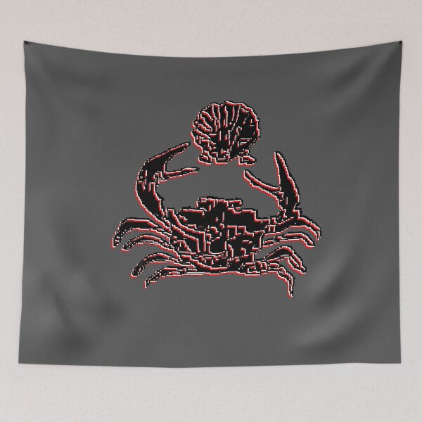 Item preview, crab and pearl seafood delight crustacean charm ocean  designed and sold by 4rpixs.