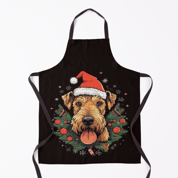 Item preview, Christmas Airedale Terrier designed and sold by creativellashop.
