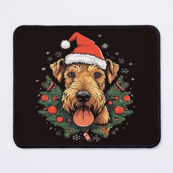 Item preview, Christmas Airedale Terrier designed and sold by creativellashop.