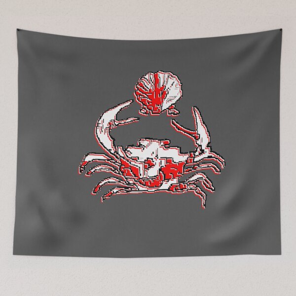Item preview, crab and pearl seafood delight crustacean charm ocean  designed and sold by 4rpixs.