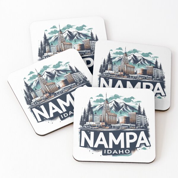 Item preview, Nampa, Idaho, Watercolor Illustration designed and sold by PaintMeWorld.