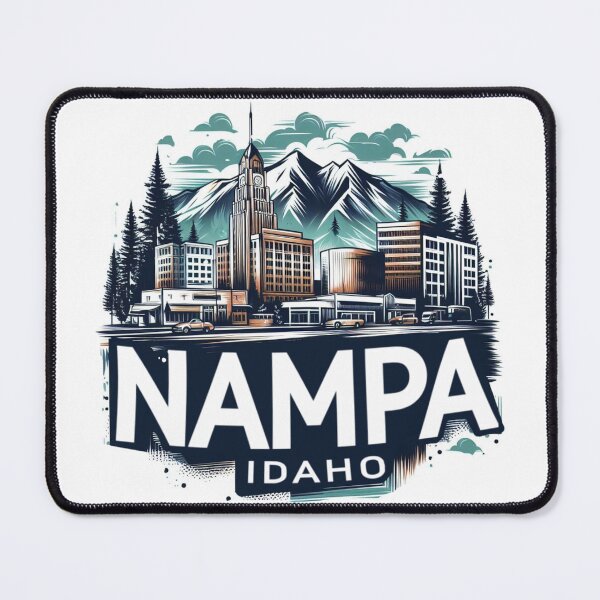 Item preview, Nampa, Idaho, Watercolor Illustration designed and sold by PaintMeWorld.