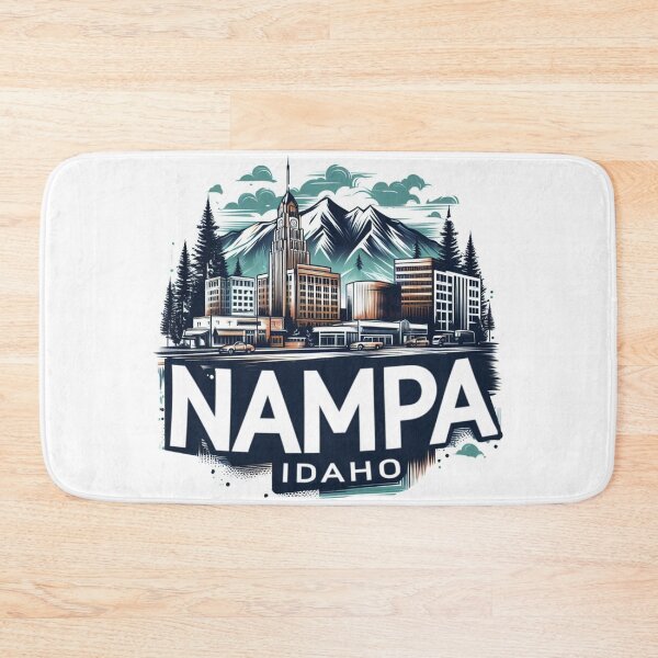 Item preview, Nampa, Idaho, Watercolor Illustration designed and sold by PaintMeWorld.