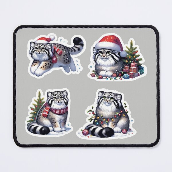 Item preview, Pallas Cat Christmas hat cute Set designed and sold by ChataMaroon.