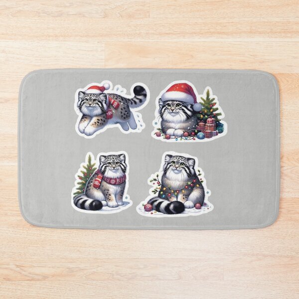 Item preview, Pallas Cat Christmas hat cute Set designed and sold by ChataMaroon.