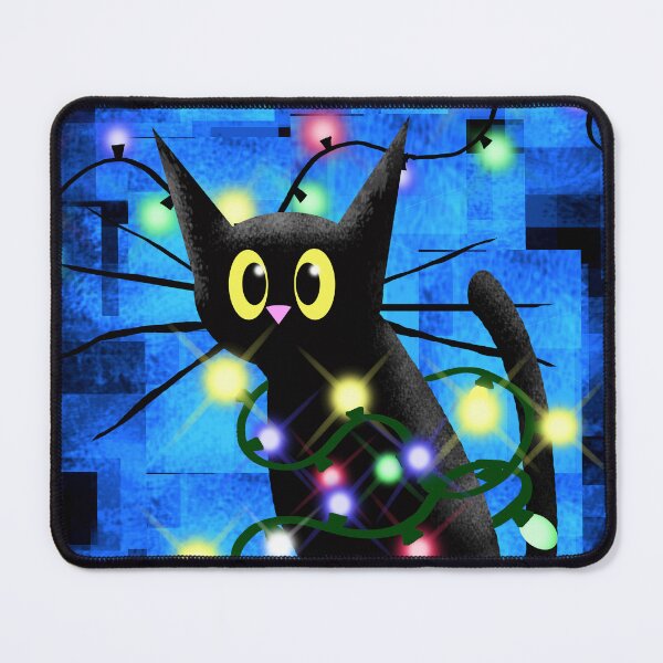 Item preview, The Cat and the Christmas Tree Lights designed and sold by Andrew Hitchen.