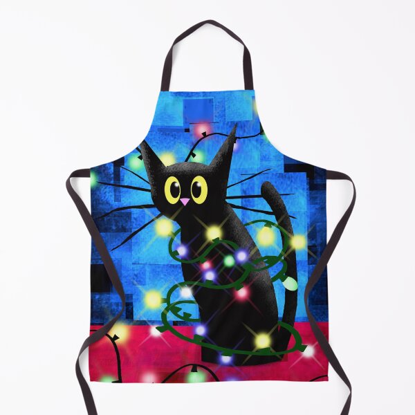 Item preview, The Cat and the Christmas Tree Lights designed and sold by Andrew Hitchen.