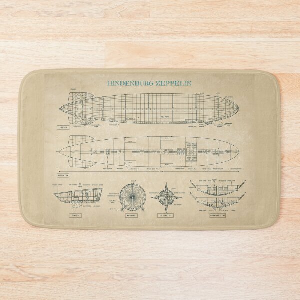 Item preview, Hindenburg Zeppelin (Parchment Version) designed and sold by BGALAXY.