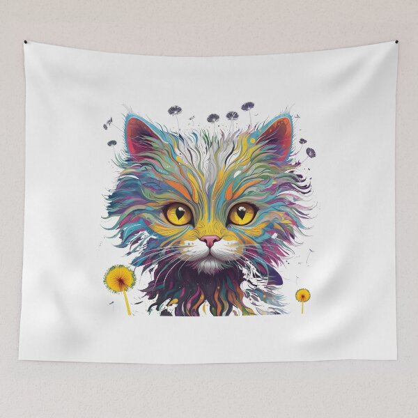 Item preview, Dandelion Cat Lovers Cats Kittens designed and sold by Mayalogo.
