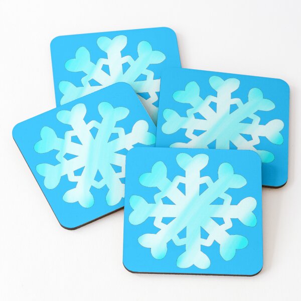 Artikelvorschau, Cyan-Schneeflocke entworfen und verkauft von Gracie Supersuitcasesis.