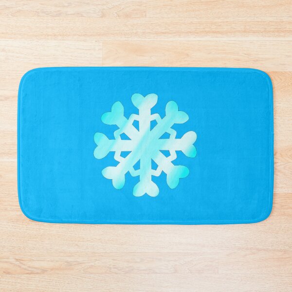 Artikelvorschau, Cyan-Schneeflocke entworfen und verkauft von Gracie Supersuitcasesis.