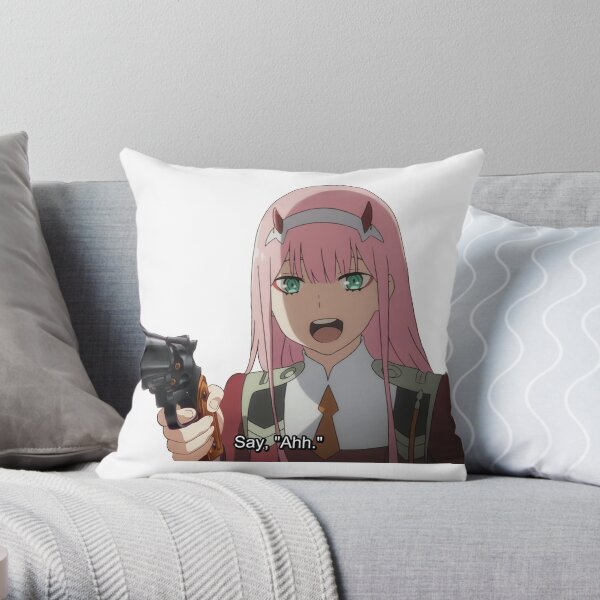 "Say, Ahh" Throw Pillow