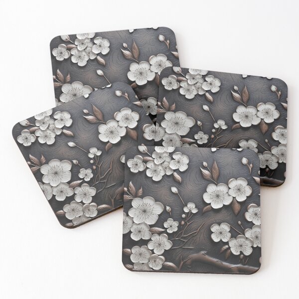 Item preview, Leather Cherry Blossom embossed print designed and sold by dcrc.