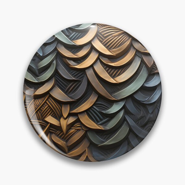 Item preview, Stunning earthtone pattern of a variety of metal textures designed and sold by dcrc.