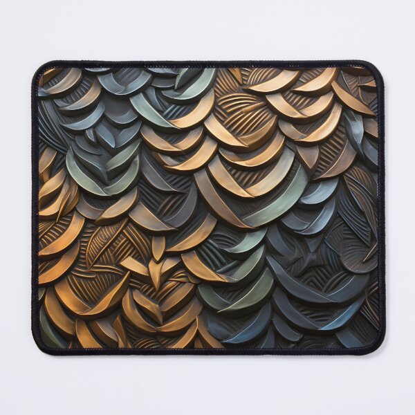 Item preview, Stunning earthtone pattern of a variety of metal textures designed and sold by dcrc.