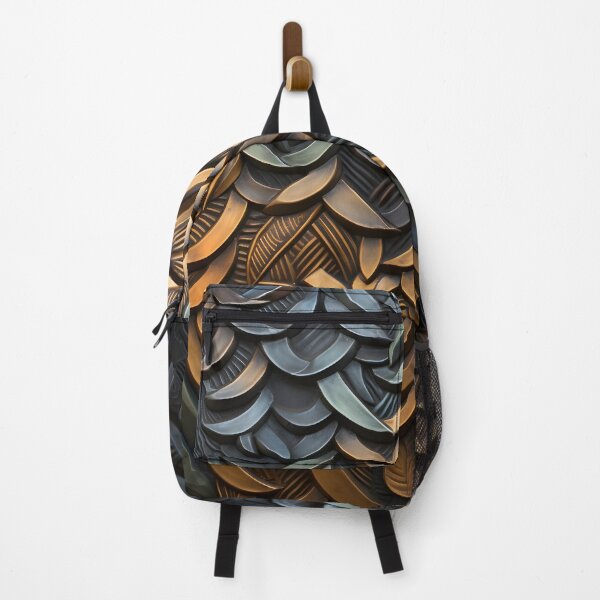Item preview, Stunning earthtone pattern of a variety of metal textures designed and sold by dcrc.