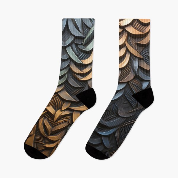 Item preview, Stunning earthtone pattern of a variety of metal textures designed and sold by dcrc.