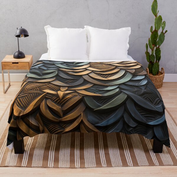 Item preview, Stunning earthtone pattern of a variety of metal textures designed and sold by dcrc.