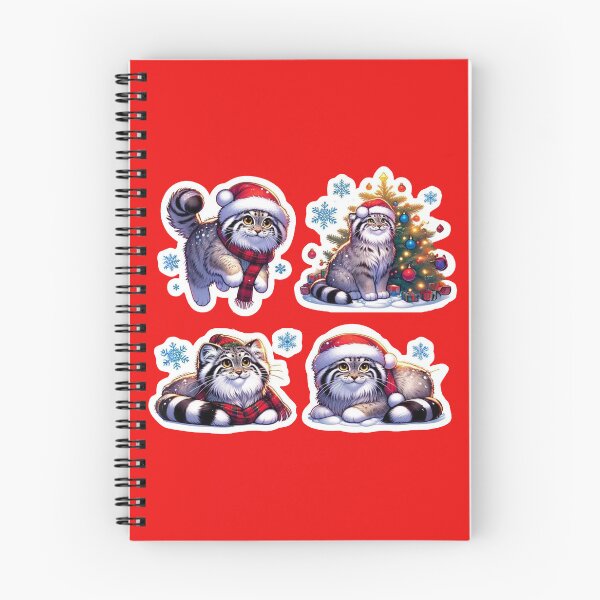 Item preview, Pallas Cat Christmas hat cute Set designed and sold by ChataMaroon.