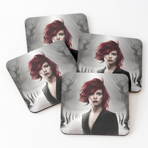 Item preview, Red Haired Woman in the Snow designed and sold by DarkJuliettes.