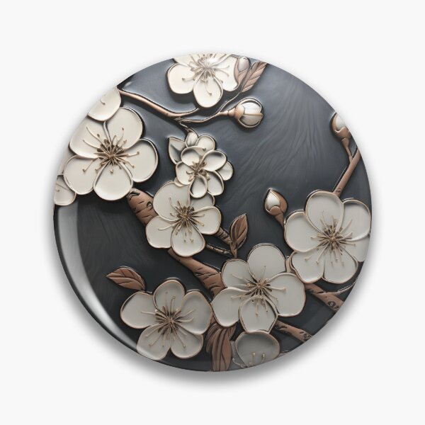 Item preview, Leather Cherry Blossom embossed print designed and sold by dcrc.