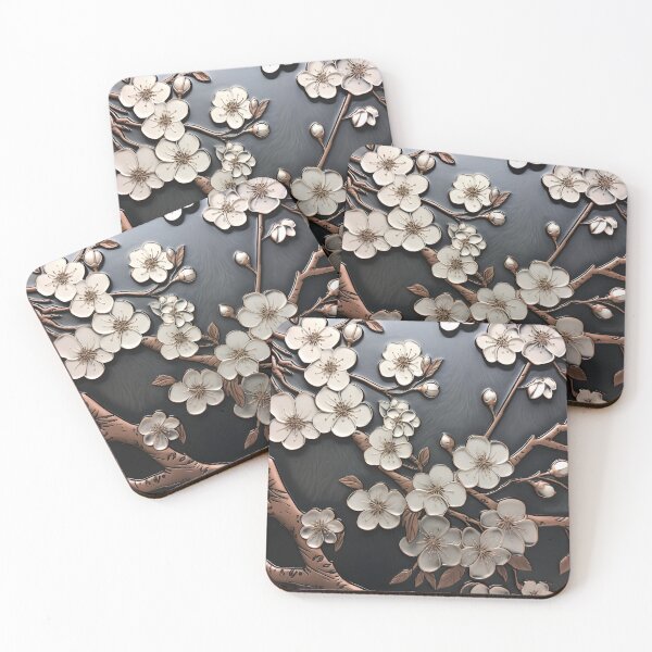 Item preview, Leather Cherry Blossom embossed print designed and sold by dcrc.