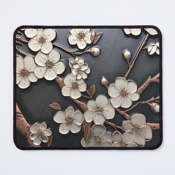 Item preview, Leather Cherry Blossom embossed print designed and sold by dcrc.
