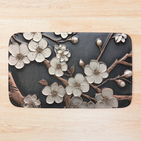 Item preview, Leather Cherry Blossom embossed print designed and sold by dcrc.