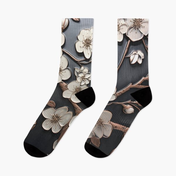 Item preview, Leather Cherry Blossom embossed print designed and sold by dcrc.