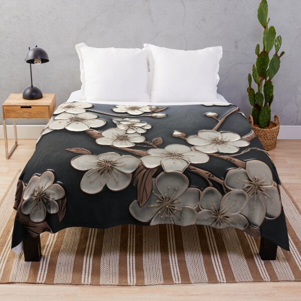 Item preview, Leather Cherry Blossom embossed print designed and sold by dcrc.